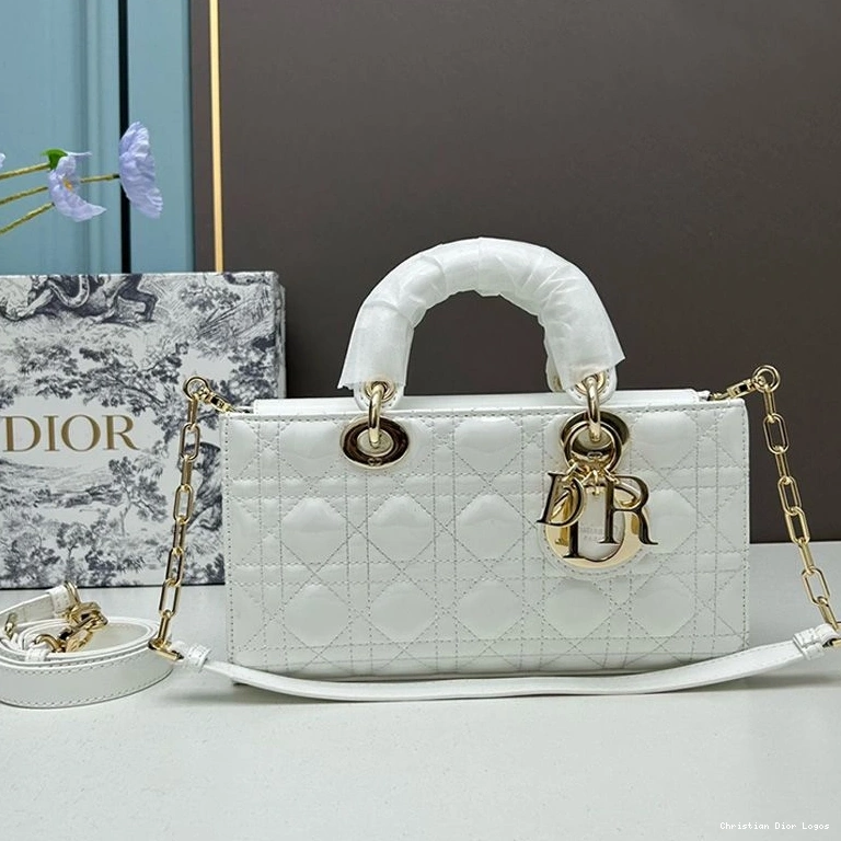 Cheap White Lady Cannage Bag D-Joy Calfskin Patent Medium 0808 Luxury